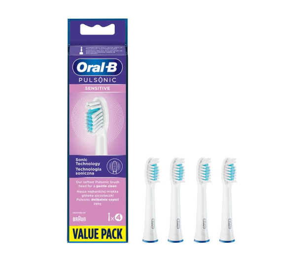Oral-B Końcówka do szczoteczki SONIC Pulsonic Sensitive SR32-4 (4 szt.) - 1009274 - zdjęcie